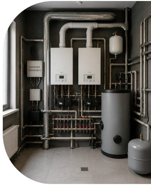 Монтаж газовых котельных в Нурлате от 364945 р. | АПаруса-Нрт