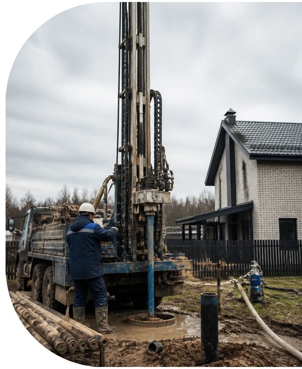 Бурение скважин на воду под ключ в Нурлате от 125124 р. | АПаруса-Нрт